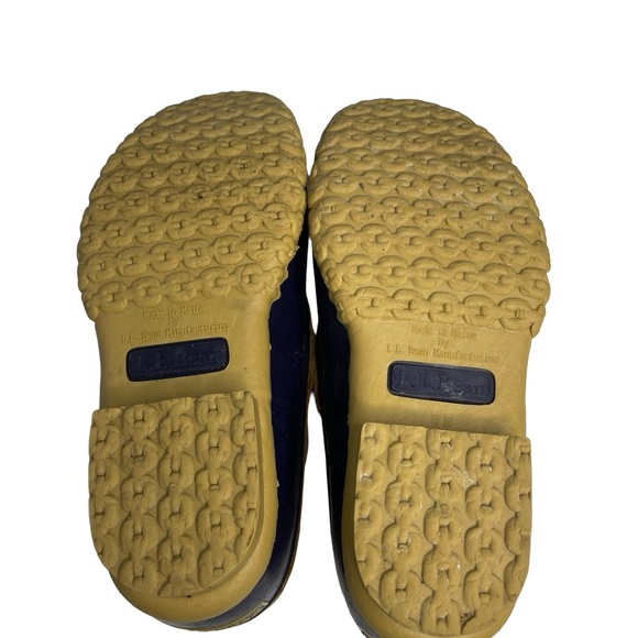 L.L. Bean Bean boots made in USA duck boots low top lace up rubber/leather. Sz 6 - Picture 7 of 9